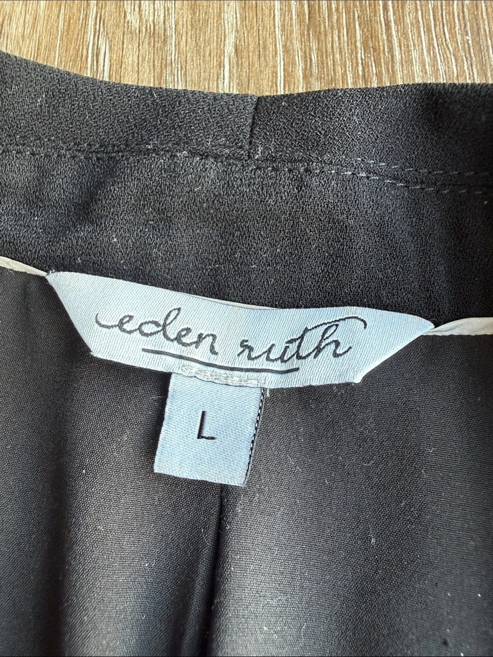 Women’s Black Open Front Blazer